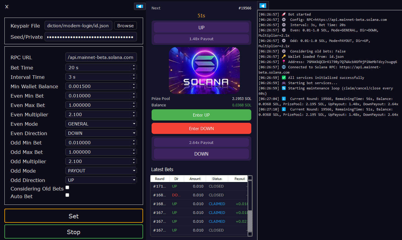 Fortuva Automation Engine GUI Interface
